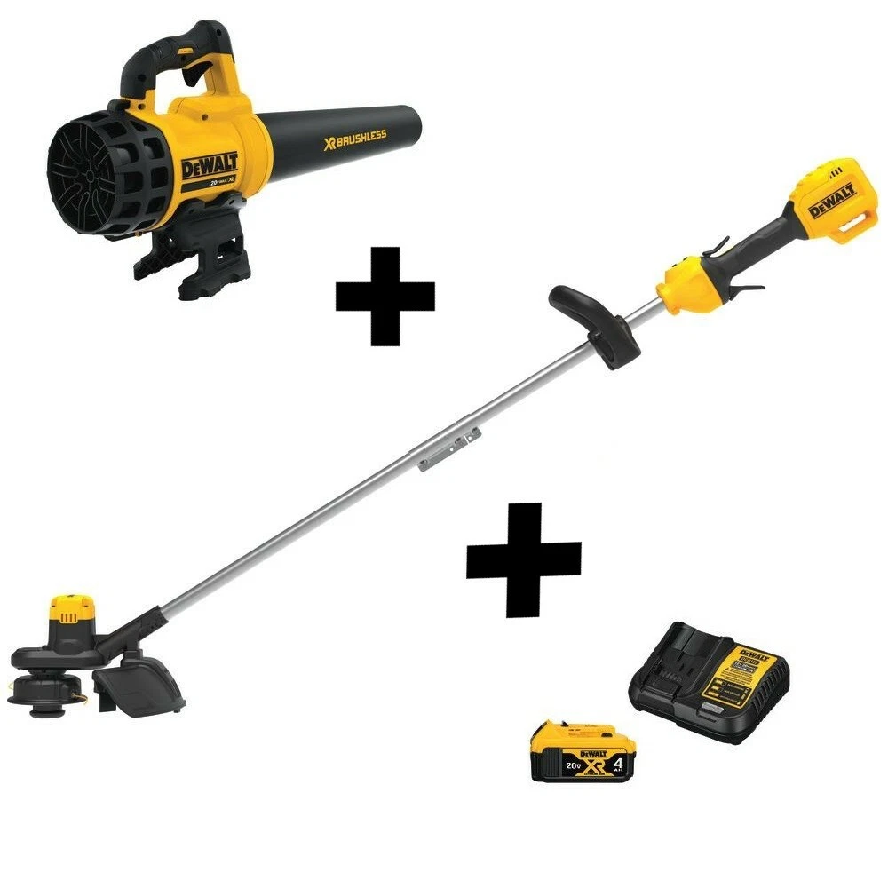Dewalt 20v weed clearance eater blower combo
