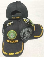 US Army Retired SHADOW Embroidered Baseball Cap Hat Military Officially Licensed