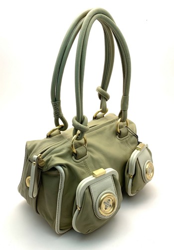 MIMCO MINI METAL BUTTON ZIP TOP BAG IN SEPIA BNWT RRP$399 - Bild 2 von 5