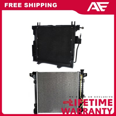A/C Condenser + Radiator Kit For 98-99 Dodge Durango Base SLT SLT Plus DPI#