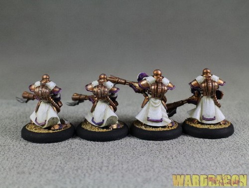 30mm Warmachine WDS painted The Protectorate of Menoth Flameguard Cleansers u58 - Picture 3 of 9