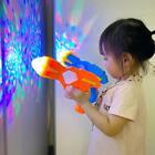 Kids Electric Led Light-up Toy Gun with Multicolor Projector, Flashing Lights, M