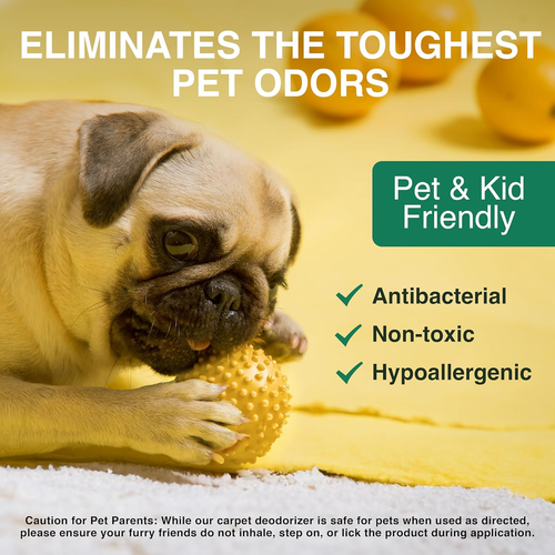 | Carpet Deodorizer & Freshener Powder | 31 oz Pet Odor Eliminator for Strong Od - Picture 3 of 12