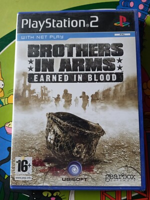 Brothers in Arms - Earned in Blood Sony PlayStation 2 PS2 PAL Spiel mit Handbuch