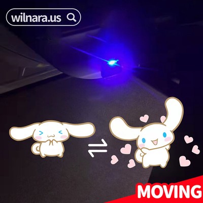 2x Wireless Car Door LED Lights Lamps Shadow Ghost Laser Projector Cinnamoroll