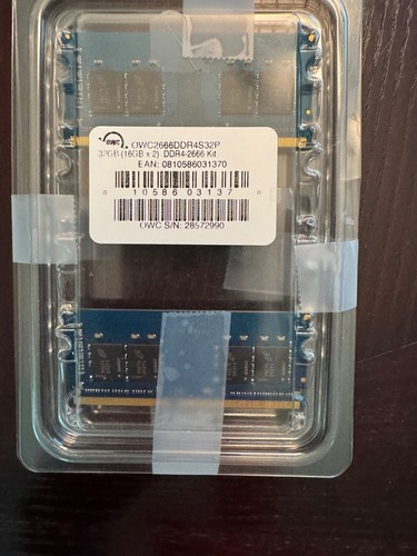 OWC DDR4 2666 MHz SO-DIMM Memory Module 32GB (2x16GB) - Afbeelding 3 van 4