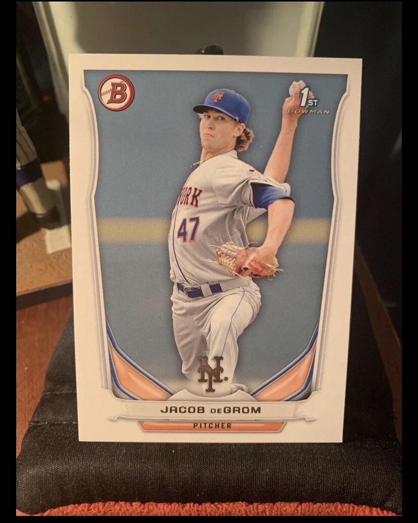 2014 BOWMAN JACOB DEGROM #BP73 1ST BOWMAN RC ROOKIE METS Rangers Z16