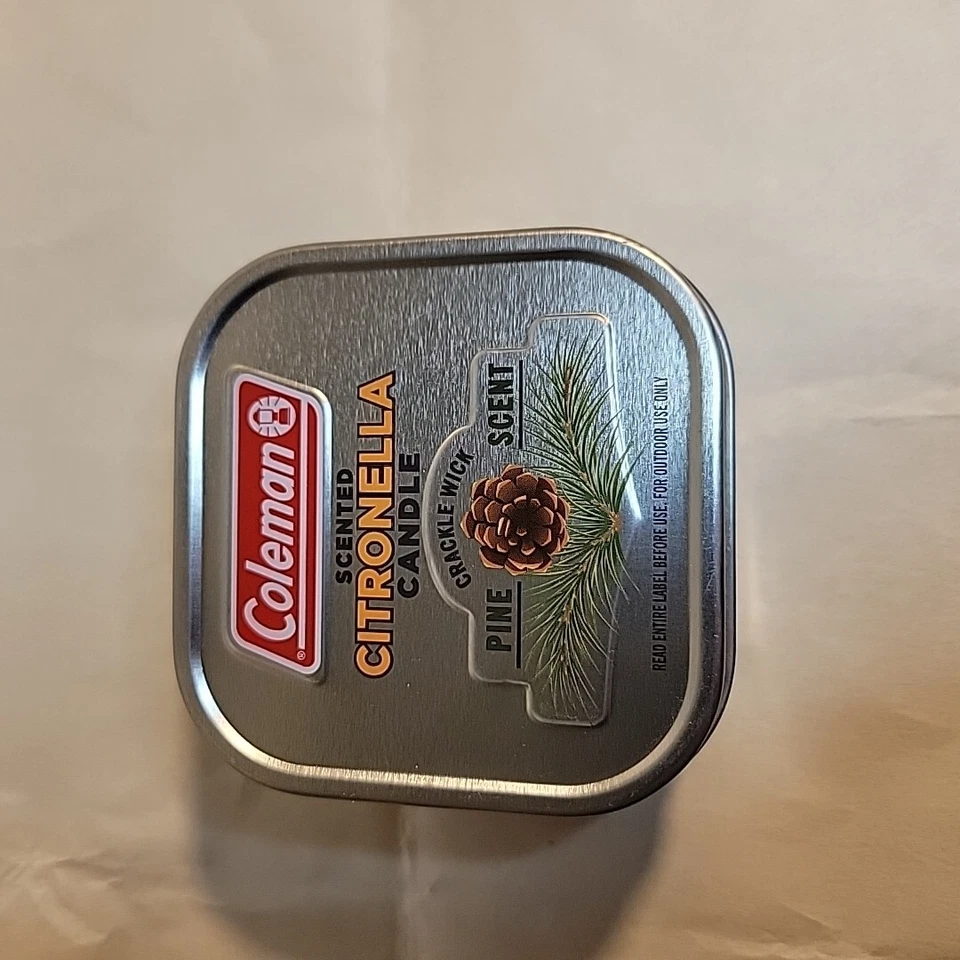 Coleman Scented Citronella Candle - Crackle Wick - Pine Scent 6 Oz. Up To 25hrs - Image 3 of 4