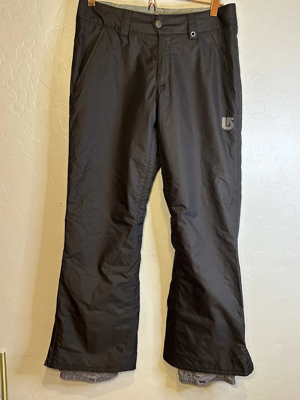 burton snowboard ski lined zip pocket outdoor snow pants