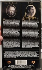 1994 JOE JUSKO EDGAR RICE BURROUGHS SIGNED AUTOGRAPH BOX BACK GOLD INK MARVEL