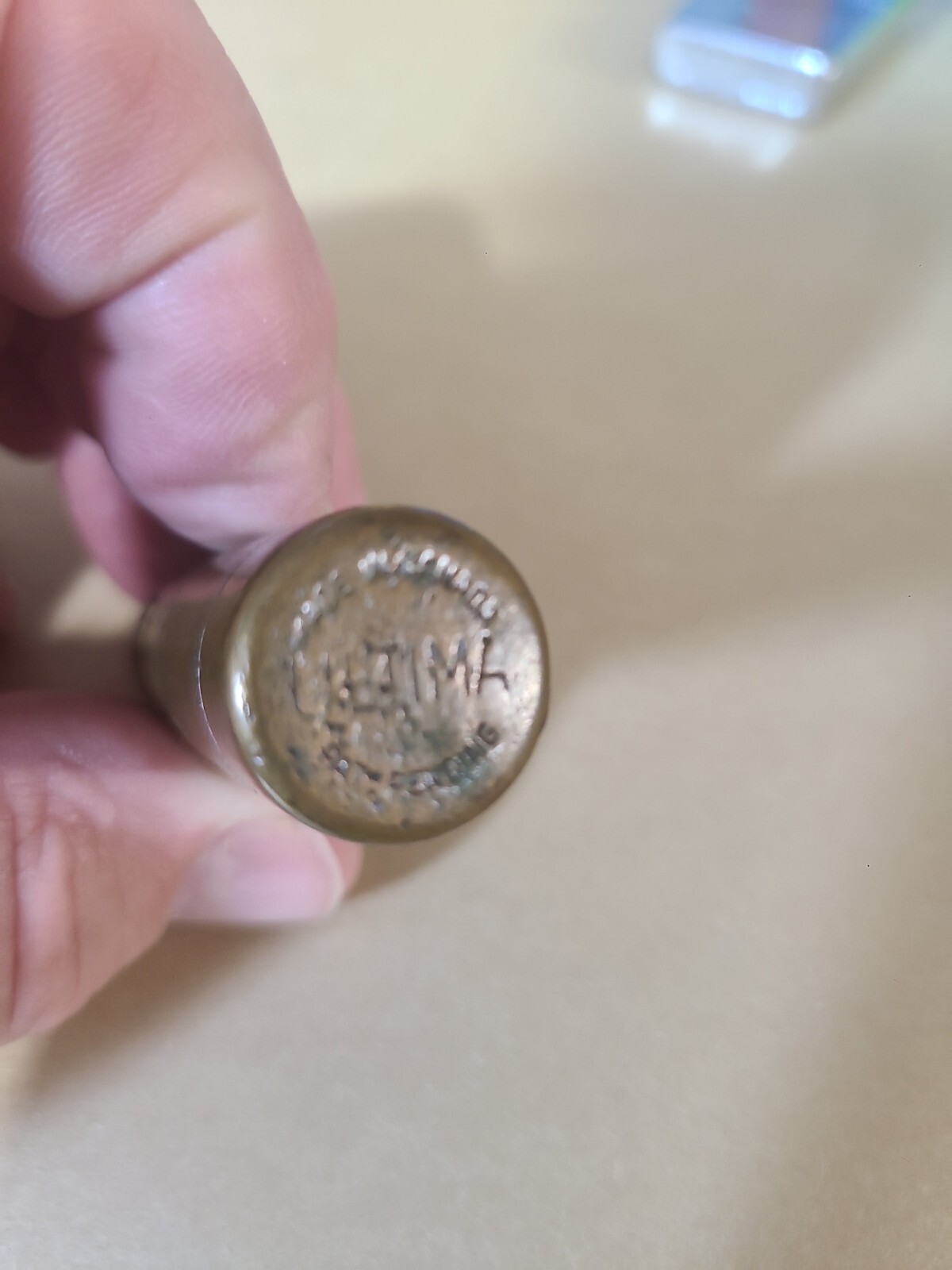 Vintage ULTIMA Lighter, Trench Art Bullet Style Made In Canada complete, Works