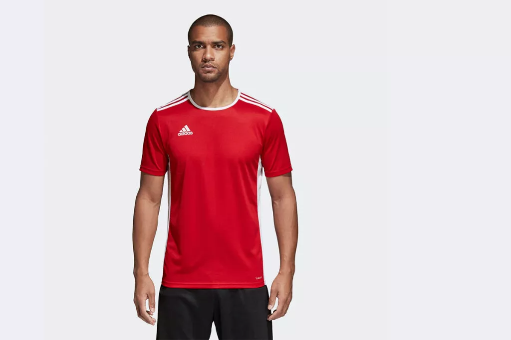 Adidas entrada 18 hotsell jersey size chart