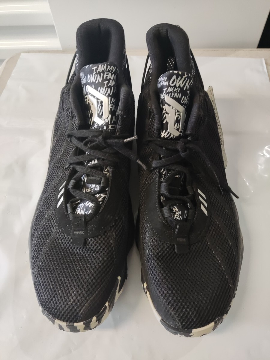 Adidas Dame I Am My Own Fan Lillard Basketball Shoes Sz 14 Black Silver