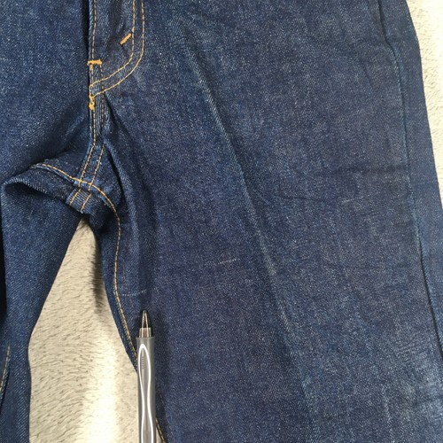 Vintage Levis Jeans Boys Husky Size 27 Dark Wash Denim Bootcut 70s Orange Tab - Picture 11 of 20