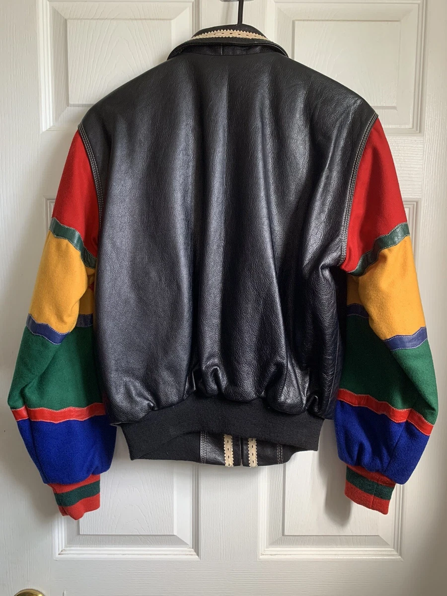 Vintage Moschino Jeans Leather Jacket | eBay