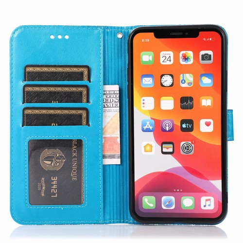 For iPhone 16 16e 15 14 13 12 Pro Max Plus Wallet Case Leather Cards Flip Cover - Picture 18 of 35