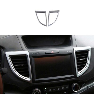 2012~2016 Air Outlet Vent Trim Fit For Honda CR~V Matte Silver Central Console