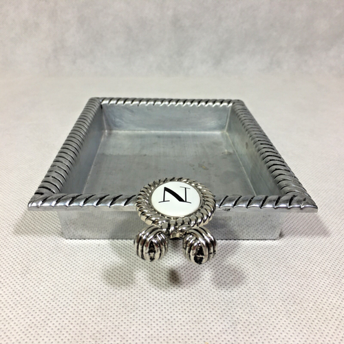 Mud Pie 2009 N Initial Metal Note Holder Tray 501013 - Picture 19 of 24