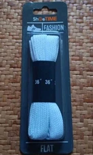 White 36" Inch Flat Fashion Shoe Laces 1 Pair