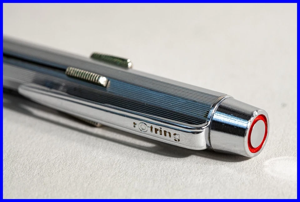 vintage ROTRING 4 Farb Kugelschreiber MULTI PEN mit Schieber Mechanik - Bild 3 von 4