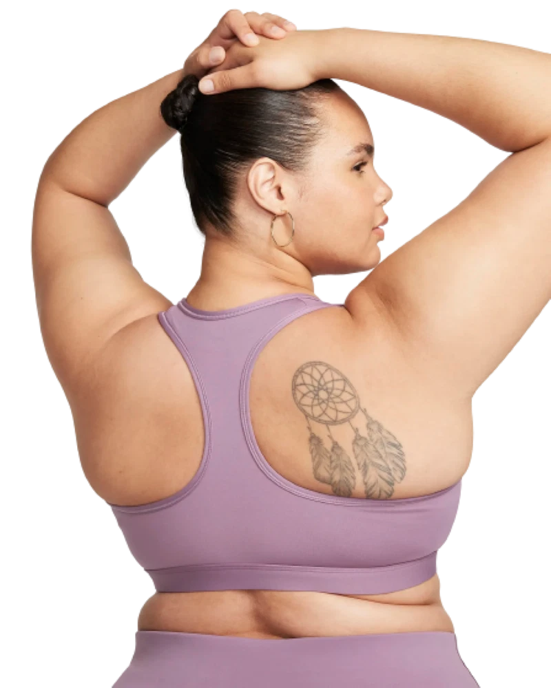 Nike Womens Swoosh Medium Support Padded Sports Bra Plus Size