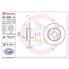 2x Bremsscheibe hinten für Fiat Panda-Panda 169 Punto 176 188 Tempra | 26207172