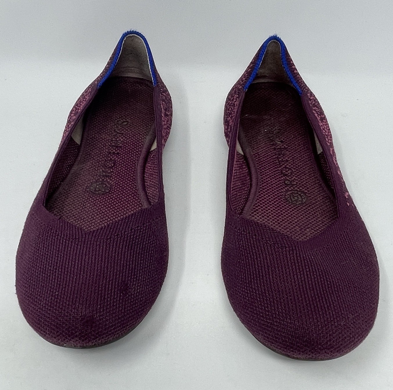 Rothy’s The Flat Fig Python Print Purple Round To… - image 3