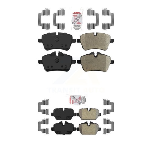 AmeriBRAKES KNF-101377 4-Wheel Set Brake Pad Sets Front & Rear for Mini - Picture 1 of 8