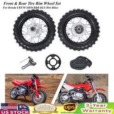 For Honda CRF50 XR50 BBR KLX 2.50-10 Front Rear Tire Rim Wheel Wear-resistant US