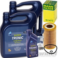 Mann Filter ÖLfilter+Aral 5W30 ÖLfÜR Mercedes Vito Viano W638 W639 Sprinter
