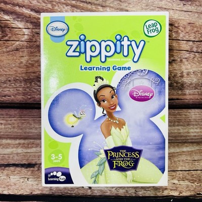 Leap Frog Disney Zippity Learning game Princess and the Frog game Rare