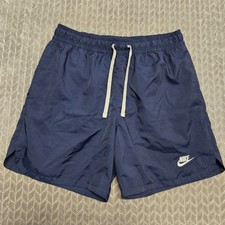 Nike Mens Sportswear Woven Flow Shorts Midnight Navy Blue DM6829-410 Small