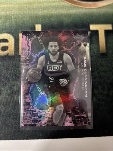 NBA Topps Chrome Cactus Jack Cade Cunningham #13 Pink Refractor /250 Pistons