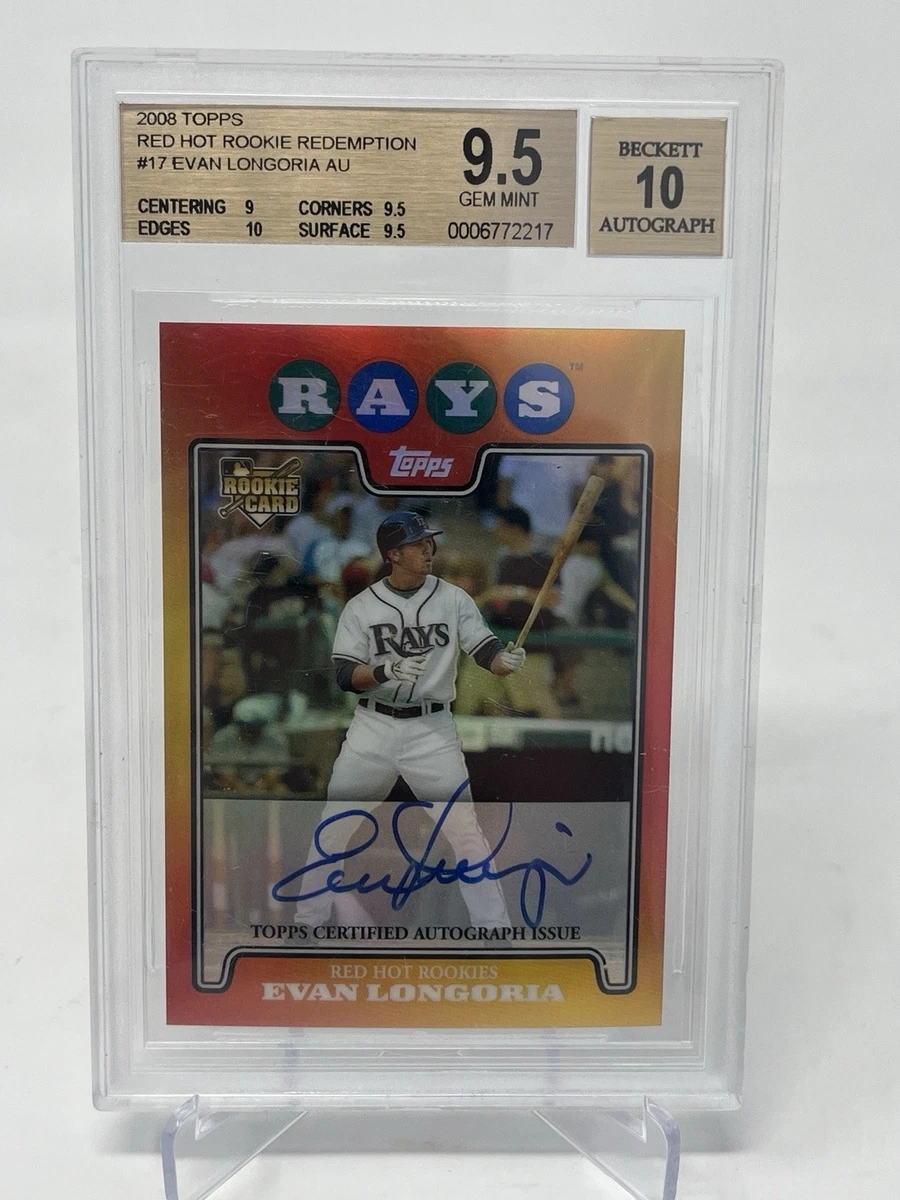 Evan Longoria Rookie Baseball Sports Trading Cards & Accessories