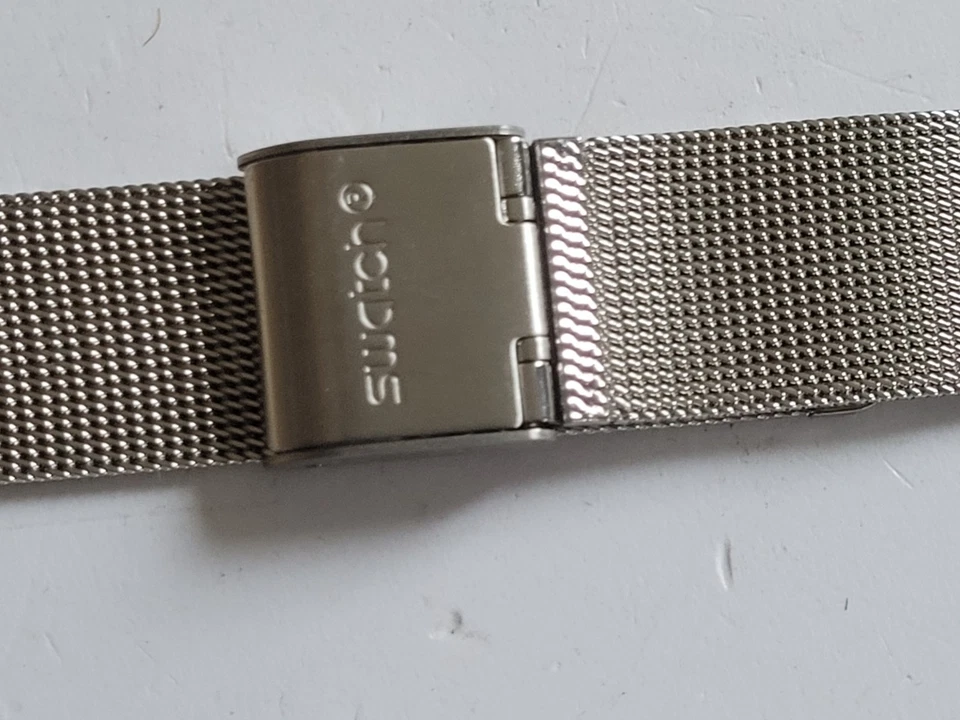 Bracelet Acier Inoxy Neuf de Montre Swatch pour  Largeur 20  longueur 15,5 - Photo 2/4