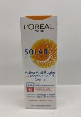 L'Oréal Solar Attiva Anti-Falten & Flecken Sonnencreme UVA/UVB SPF 30, 75 ml