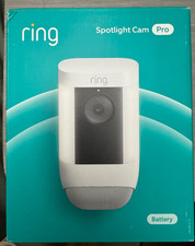 Ring Spotlight Cam Pro Battery - White NEW (Latest Model) 2025 2K Vision