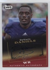 2015 Sage Hit Auto Red Davaris Daniels #A10 Auto un2