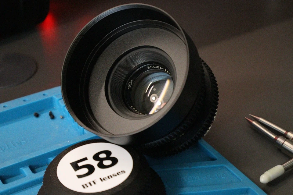 Helios 44-2 58mm F/2 CINE MOD ARRI PL mount Super Bokeh Portrait lens Camera - Image 2 of 4