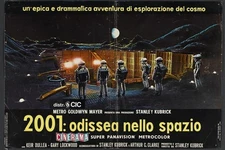 Wall Art Print 2001: A Space Odyssey, Italian Movie Poster, 1968, 18" x 12"