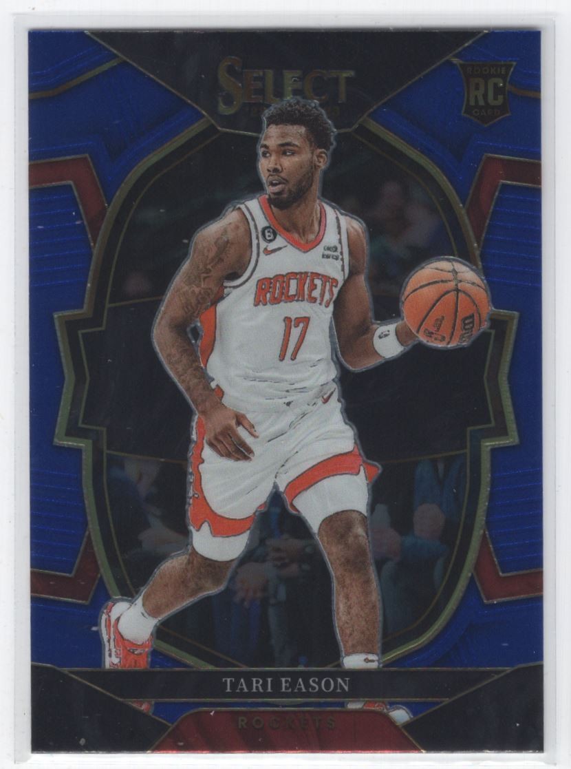 #82 2022-23 Select Blue Tari Eason RC Houston Rockets
