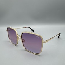 Quay Womens Real One Sunglasses Gold/Purple Pink