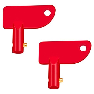 High-Quality ABS Plastic Battery Disconnect Switch Key - 300A, 2 Pieces