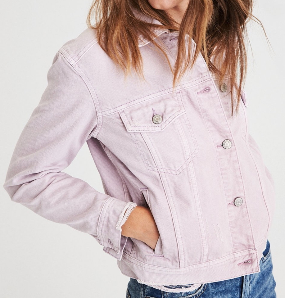 Châle Enveloppant Franges American Eagle Outfitters - Fausse Suédine Marron, Neuf Avec étiquettes