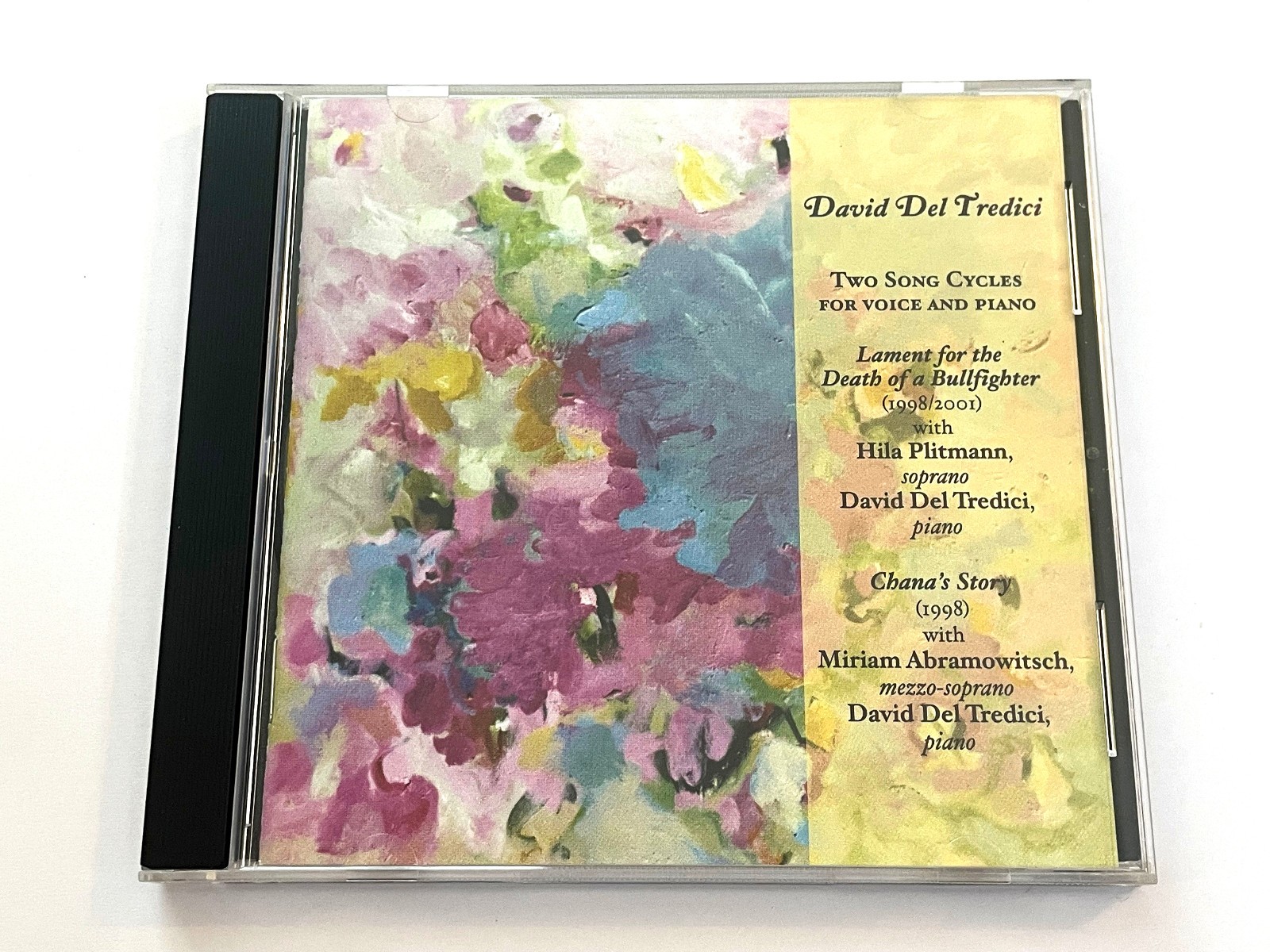 David Del Tredici - Two Song Cycles for Voice & Piano (CD 2005)