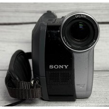 Sony Handycam DCR-HC28 Digital Video Camera Carl Zeiss 20x For Parts or Repair