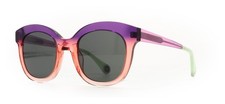 WOOW SUPER SHINE 2 8600 Gradient Plum Orange / Gray Sunglasses 50mm