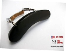 Mandolin Armrest ebony wood with U clamp hardware