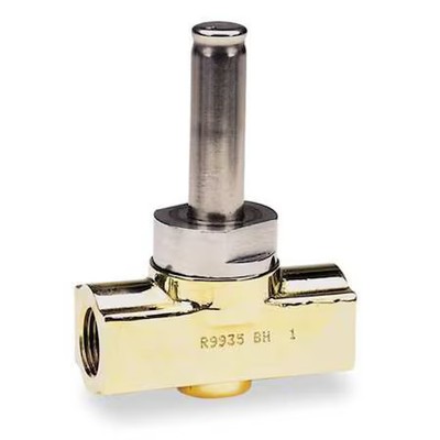 Dayton 008613 Brass Solenoid Valve Less Coil, Normally Closed, 3/8 In Pipe Size