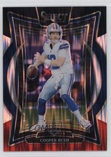 2024 Panini Select Concourse Black & Red Shock Prizm Cooper Rush #22 m5e